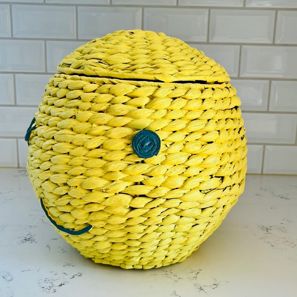 Pottery Barn Kids Happy Face  Storage Basket - Picture 5 of 15